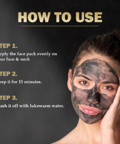 charcoal face pack how to use