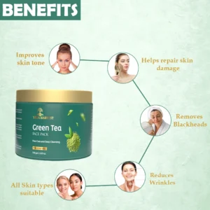 Green tea face pack benefits