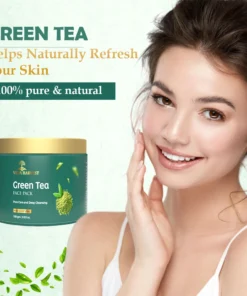 Green tea face pack