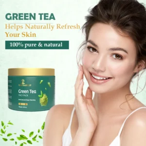 Green tea face pack