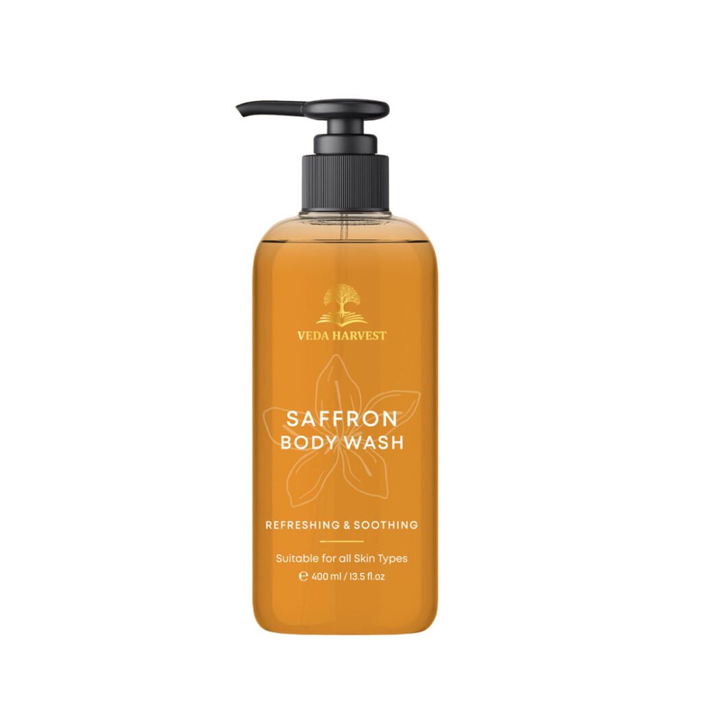 Saffron body wash