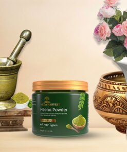 Veda Harvest Heena/Henna powder for hair colour for multiple hair benefits