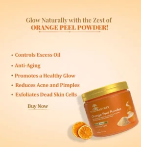 benefits of using orange peel powder