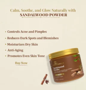 naturally glowing sandalwood powder with its benefits 