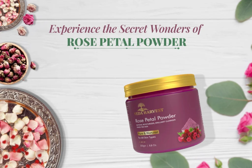 experience the secret wonders of rose petal powder, benefits of using rose petal powder, rose petals