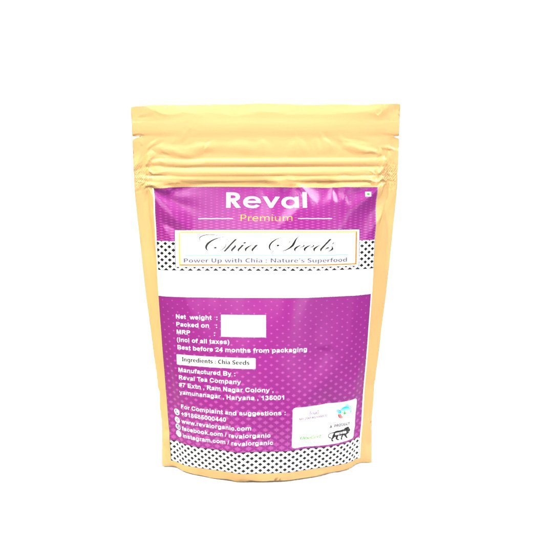 Reval Organic Raw Chia Seeds Veda Harvest